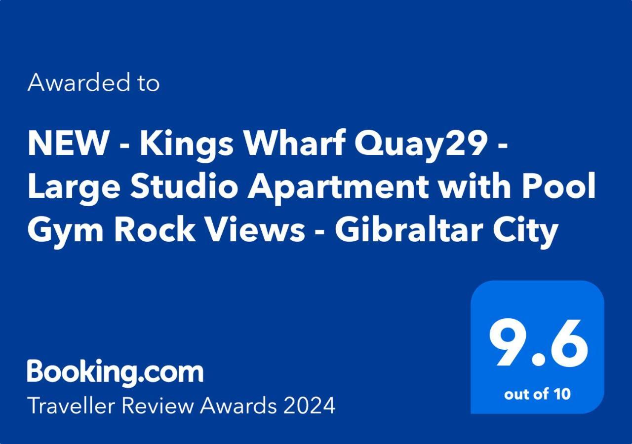 Kings Wharf Quay29 - Large Studio Apartment With 3 Pools - Gym - Rock Views - Holiday And Short Let Apartments In Гибралтар Экстерьер фото
